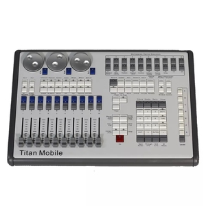 С дорожным чехлом, 4 выхода DMX, мобильная консоль Titan для сценического освещения и контроллер светодиодного подвижного освещения - Product Image 6
