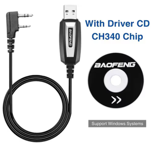 Cavo di programmazione Baofeng cavo di programmazione USB con CD per Baofeng UV5R UV82 BF888S Bf-5rh 13plus - Product Image 3