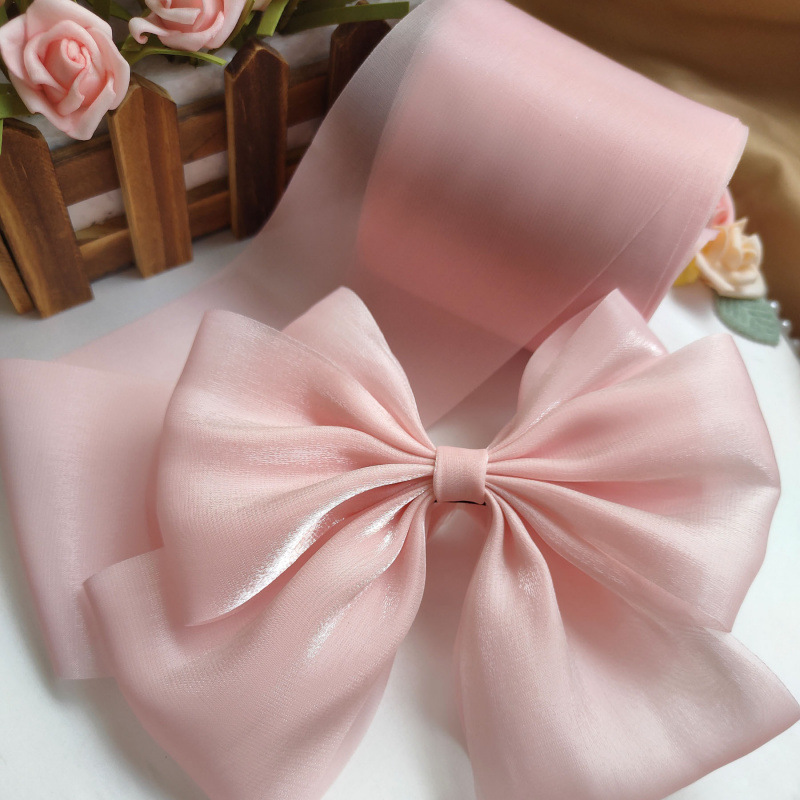 8cm wide light korean pink 10 yards