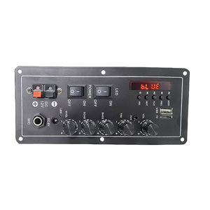 2CH Digital BT Rechargeable Audio Amplifier Board Home USB <strong>Mixer</strong> with Card Receiver &amp; Metal <strong>Amps</strong> - Product Image 1