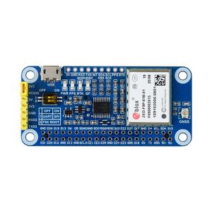 Waves hare ZED-F9P GPS-RTK HAT für Raspberry Pi, Centimeter Level Genauigkeit, Multi-Band RTK Differential GPS-Modul - Product Image 3