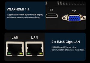 Elgobal upgraded to N100 <strong>DDR4</strong> 4Core Fanless Mini <strong>Desktop</strong> <strong>Computer</strong> with Dual Lan HD VGA 2 RS232 COM for Kiosk/POS Mini Pc - Product Image 5
