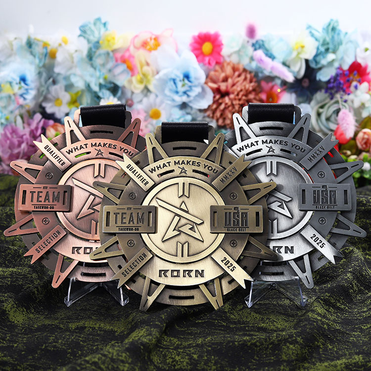 Gold silver copper medals