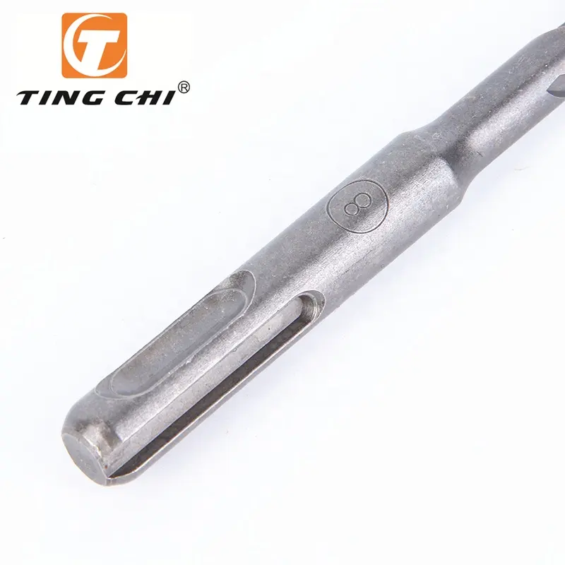 High Quality SDS-Plus Hammer Drill Bit with Solid Carbide Tip Double Flute for Drilling Concrete, Granite, Brick, Block, Tile, M