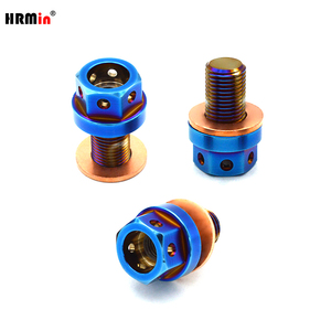 HRMin Light and High <strong>Strength</strong> Gr.5 Titanium Alloy Ti-6Al-4V Auto Engine Oil Drain Plug M18*1.5mm Screw with Magnet - Product Image 3