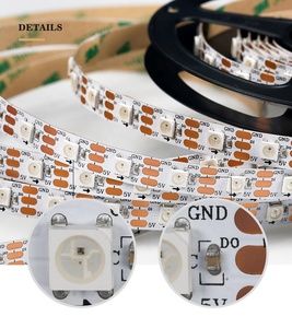 LC8812B Ws2812B 5V 30 60 74 96 144 Led Per metro Ip65 67 impermeabile colore sogno Rgb Ws2812B striscia Led