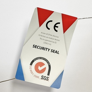 Certificado ecológico CE VOID Código holográfico QR Etiqueta DE SEGURIDAD Etiqueta adhesiva Código de barras único con material adhesivo PET - Product Image 1