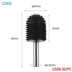 Hình Dạng Khác Nhau 3Pcs Kutzall Chế Biến Gỗ Quay Burr Set Tập Tin Khoan Bit Cho Khắc Gỗ - Product Image 2