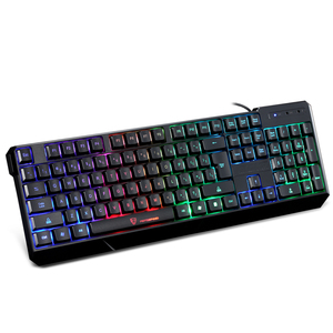 Orijinal klavye oyun Motospeed K70L USB kablolu oyun klavyesi 104 tuşları 7-Color arka bilgisayar tuş takımı - Product Image 4