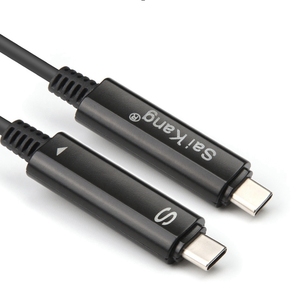 10 20เมตรชายกับชายหญิงสายเคเบิลใยแก้วนำแสง USB 3.1ประเภท-C สายไฟเบอร์ออปติก10GB โรงงานจีน - Product Image 1