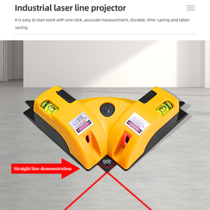 垂直水平線直角90度正方形測定ツールラインレーザーレベル - Product Image 4