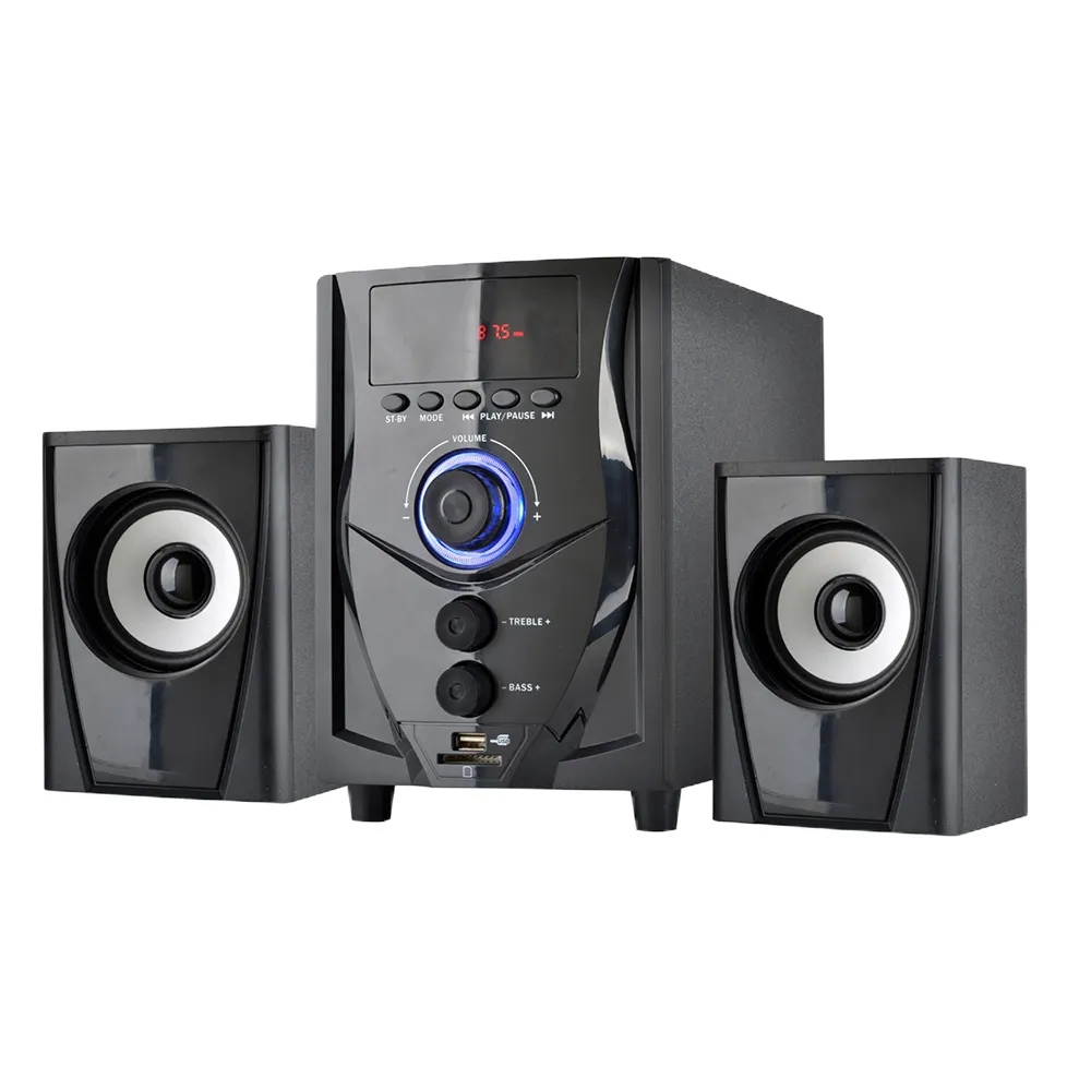 Altavoz de cine en casa, subwoofer inalámbrico de 2,1 canales, sonido envolvente, multimedia, bt, gran oferta