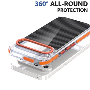 Mới Đến Bảo Vệ Đầy Đủ Mô Hình Sợi Carbon Điện Thoại Chống Sốc Trường Hợp Bìa Cho <span class=keywords><strong>Google</strong></span> Pixel 9/5G Pixel 9 Pro-5G Mạ Điện - Product Image 5