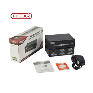 FJ-3504 Fjgear High Quality <strong>Vga</strong> <strong>Splitter</strong> <strong>1</strong> <strong>Input</strong> <strong>4</strong> <strong>Output</strong> Bandwidth 350MHz Transmission Distance up to 30M - Product Image 3