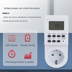QEM-D4 Digital Multi Funktions zeit einstellung Europa Sockel Fernbedienung - Product Image 3