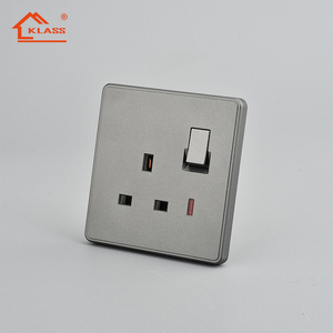 Universal <strong>UK</strong> Style 3 Pin Power Plug 16A Switched Socket Electric 13A Multiple Wall <strong>Mounted</strong> Sockets with Power Indicator - Product Image 4