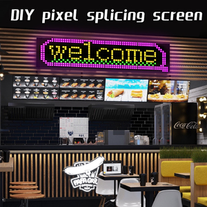 DIY текстовый Смарт-приложение управление программируемая цифровая рамка Gameroom украшение дома светодиодный пиксельный экран - Product Image 6