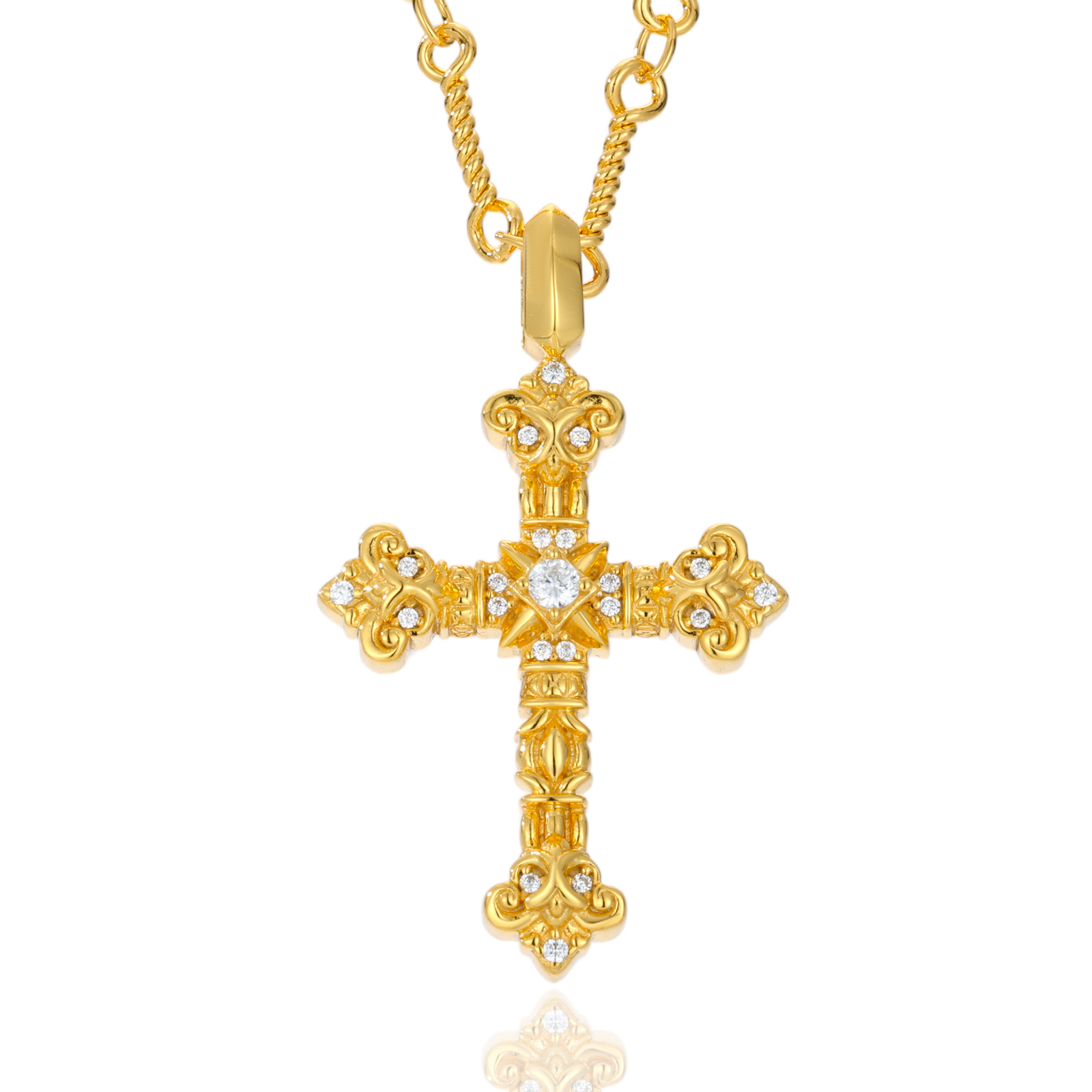 Moissanita de oro