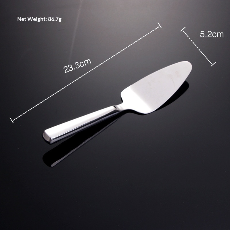 304 stainless steel cake server silver