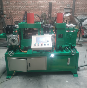 Máquina de producción de placas de rejilla de acero automática GST con enderezamiento y corte - Product Image 4
