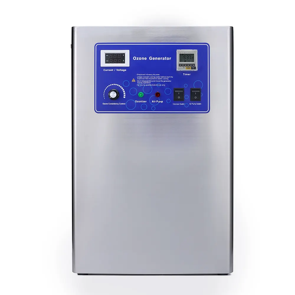 Qlozone Industriële Commerciële Waterbehandeling Ozon Machine 10 G/u Luchtreiniger 30 Gram Ozon Lucht Water Generator