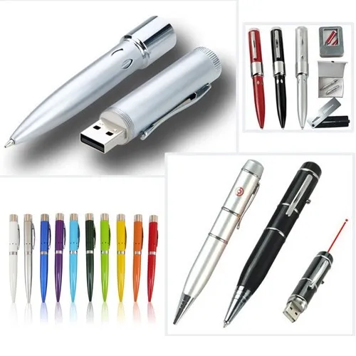 Novo Caneta Esferográfica USB Flash Drive 4GB 8GB 16GB 32GB 64GB USB Stick Lápis Forma Presente Pen Drive