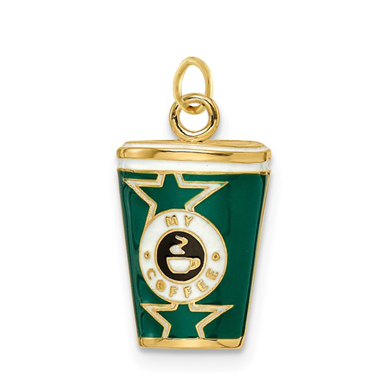 Coffee cup pendant