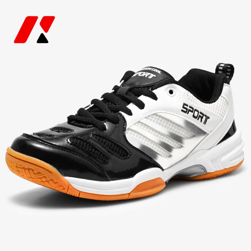 Nouvelles chaussures de badminton professionnelles personnalisées pour hommes et femmes avec vêtements antidérapants chaussures de tennis de table de volley-ball de tennis de table respirantes