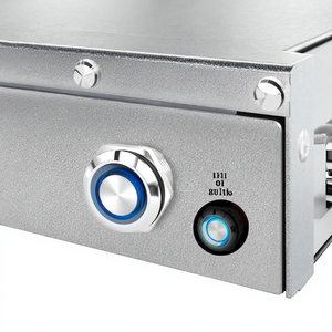 19mm Waterproof Metal LED <strong>Push</strong> <strong>Button</strong> <strong>Switch</strong> 4Pin Latching ON/OFF for Car Marine Lighting Featuring 1NO1NC <strong>Switch</strong> Combination - Product Image 1