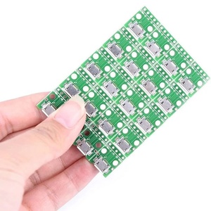 MICRO-USB-ZU-DIP-Adapter 5-Stift-Weiblicher Anschluss B-Typ PCB-Wechselrichter-Stift 2,54 mm Breadboard-Schalterbrett SMT-Muttersitz - Product Image 5