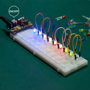 Miuzei elektronik eğlenceli kiti 830 kravat-puan Breadboard modülü hassas potansiyometre direnç ahududu Pi için uyumlu LED - Product Image 4