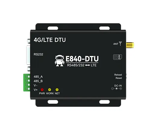 Ebyte gsm ricevitore di dati atm pos industriale guida din rs232 rs485 per 4g 3g gprs modem ip con ingressi digitali supporto tcp modbus