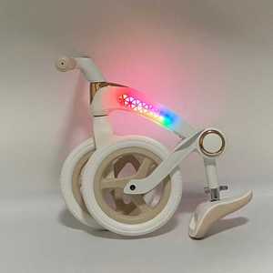 2-6 Năm Cô Gái Chàng Trai 12 Inch Gấp Không Có Bàn Đạp Đẩy Cân Bằng Xe Đạp Toddler Miễn Phí Lắp Ráp Xe Đạp - Product Image 4