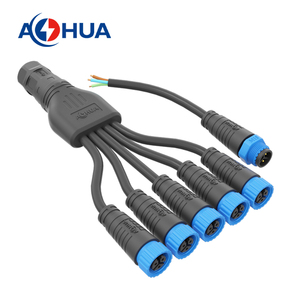 1 a 5 AC DC Splitter M20 connettore rapido di montaggio 1 ingresso di potenza 5 moduli di illuminazione a LED di uscita impermeabile cavo cablaggio - Product Image 5