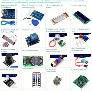 Per Arduin R3 RFID Kit Display digitale programmabile potenza cablata per ufficio lettura Laser bianco assemblaggio moduli elettronici
