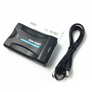 HD <strong>Input</strong> <strong>Scart</strong> <strong>Output</strong> Compatible 1080P Video Audio Converter AV Signal <strong>Adapter</strong> Receiver for Box HDTV STB TV PS3 HD <strong>to</strong> SCAR - Product Image 1