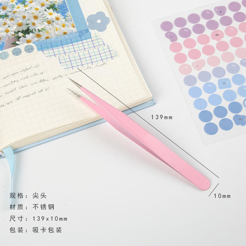 Pincettes à pointe fine pour poudre pour bébé - Autocollants aquascaping