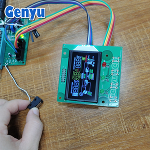 Anpassung VA Schwarzer LCD-Bildschirm Farb symbole 11-Segment-Anzeigemodule mit weißer Hintergrund beleuchtung - Product Image 5