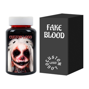 Halloween Faux Plasma Kunstblut Artificielle Sangre Falsa Vieux Sang Sang Frais SFX Personnalisable Bouteille Sang - Product Image 2