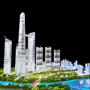 Tùy Chỉnh Một Cửa Kinh Doanh Thiết Kế Văn Phòng Dịch Vụ Sản Xuất 3D Mô Hình Thiết Kế Cho Văn Phòng Nhà chọc trời Căn Hộ Khách Sạn Sử Dụng Biệt Thự - Product Image 1