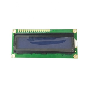 Stock nuevo LCD 1602A 5V pantalla azul código blanco luz negra con IIC / I2C 16x2 módulo de Monitor LCD LCD1602