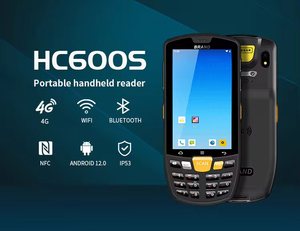 OEM HC600S libre de mano Android robusto Pdas 4,0 pulgadas resistente Industrial terminal de mano lector de código de barras escáner con pantalla - Product Image 5