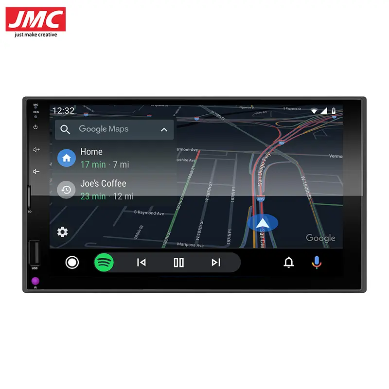 JMCユニバーサル2 dinカーラジオ7 "サイズIPSタッチスクリーンmp5プレーヤーCPAA機能付きダブルディンカーステレオ