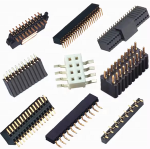Custom Electronic component 2.54 2.0 1.27 1.0 0.8 mm pin <strong>header</strong> female <strong>header</strong> DIP <strong>SMT</strong> pcb pin <strong>header</strong> 2.54mm - Product Image 2