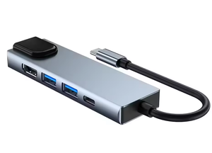 En iyi fiyat 5-in-1 USB C Hub Ethernet RJ45 tipi C yerleştirme istasyonu ile MacBook HP Dell Lenovo için - Product Image 3