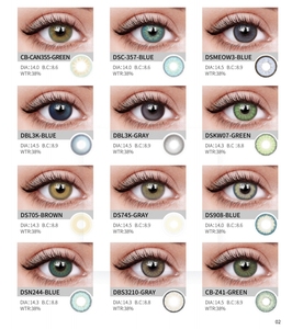 Cho eyeshare 14.0 mét màu xanh mỹ phẩm màu liên hệ với ống kính 1 cặp mềm Eyewear ống kính - Product Image 5