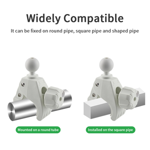 1.5 ''/38mm/C Kích thước khó khăn-Claw khóa lớn Kẹp Bóng cơ sở cho 1.18''-2.76 ''đường kính cực VIN-B-043-lock-White - Product Image 4