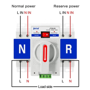 JOTTA CB tipi Mini otomatik Transfer anahtarı tek fazlı 63A 110V jeneratör geçiş anahtarı - Product Image 2