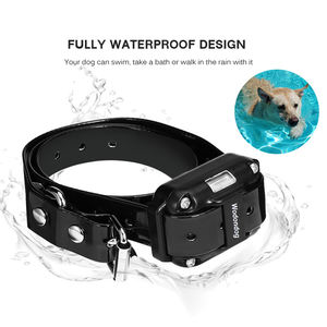 880 रिचार्जेबल वाटरप्रूफ 800 मीटर रिमोट एंटी छाल इलेक्ट्रिक स्मार्ट चमड़े के उपकरण कुत्ते प्रशिक्षण कॉलर - Product Image 5