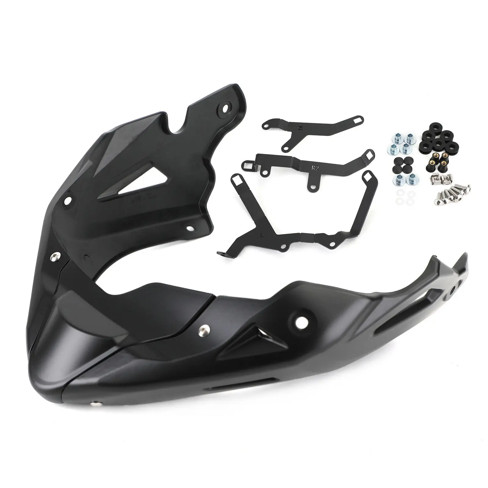 Göbek Pan alt Fairing paneli motor kapağı Fairing egzoz Guard için Honda CB650R 2019-2021 CB650F 2014-2021